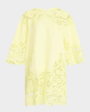 Ulla Johnson Brinna Embroidered Lace Tunic