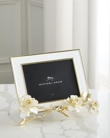 Michael Aram Gardenia Easel Picture Frame, 5" x 7"
