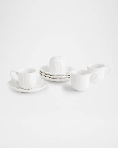 Michael Aram Gardenia Demitasse Set, Service for 4