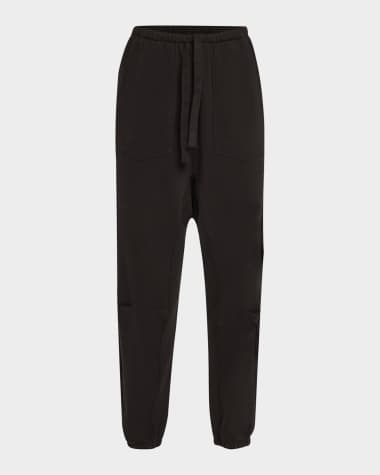 Nili Lotan Dulce Drawstring Tapered Sweatpants