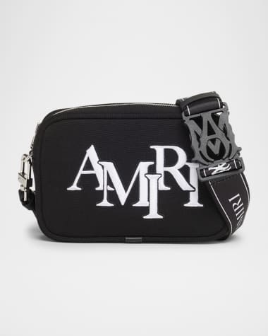 Amiri Men's Staggered Logo Crossbody Bag