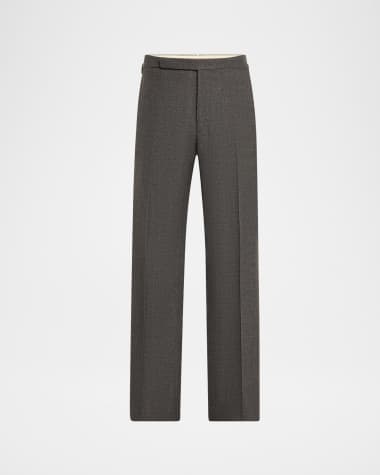 Ralph Lauren Purple Label Men's Gregory Worsted Flannel Pants