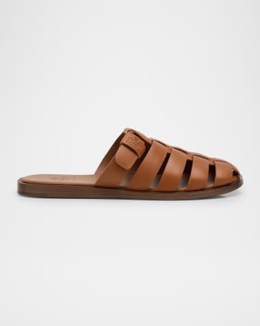 Church's Olivia Leather Fisherman Mule Sandals