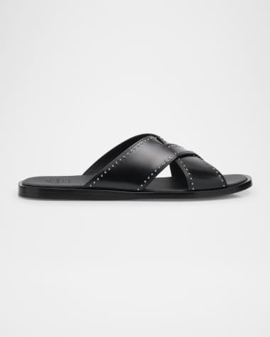Church's Oriyah Leather Stud Crisscross Sandals