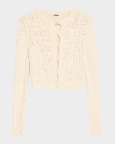 Adam Lippes Alice Mulberry Silk Cardigan
