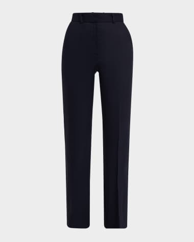 Joseph Tafira Straight-Leg Stretch Linen Pants