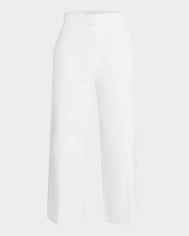 Joseph Temple Cropped Stretch Gabardine Pants