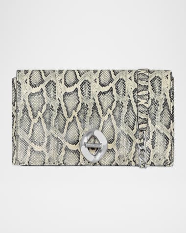 Rebecca Minkoff G Snake Printed Leather Crossbody Bag