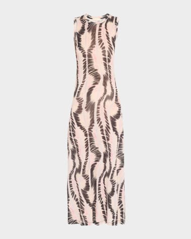Ulla Johnson Orla Tie-Dye Jersey Midi Dress