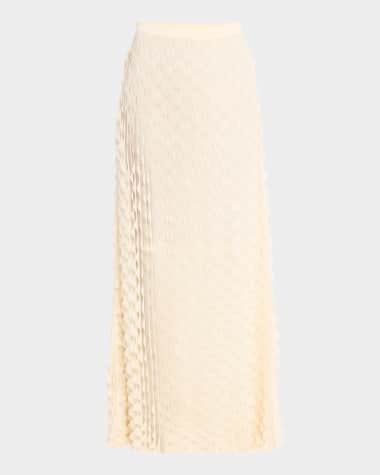 Ulla Johnson Willa Scalloped Ruffle Maxi Skirt