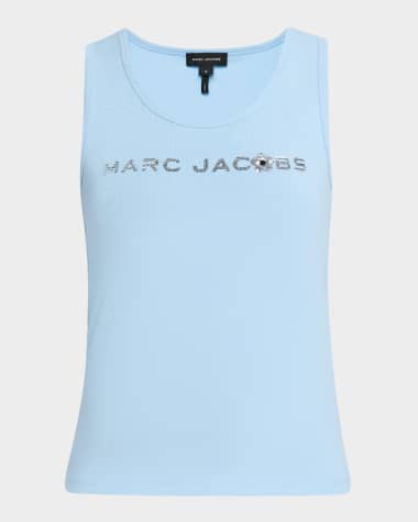 Marc Jacobs Sequined Daisy Logo Tank Top