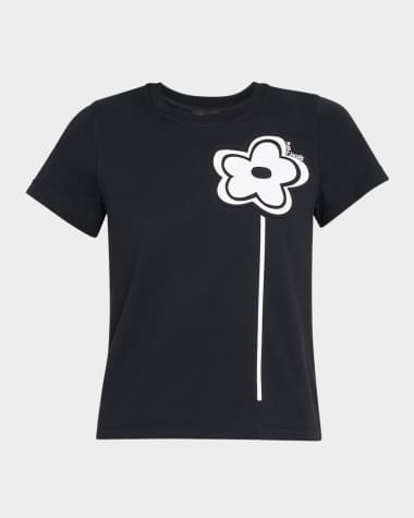 Marc Jacobs Daisy Print Slim T-Shirt