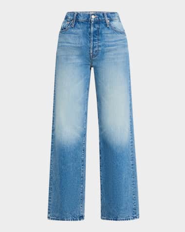 MOTHER Lil' Dodger Button Sneak Jeans