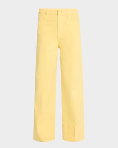 MOTHER The Maven Wide Hem Ankle Jeans