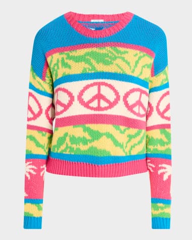 MOTHER The Itsty Crop Knit Sweater