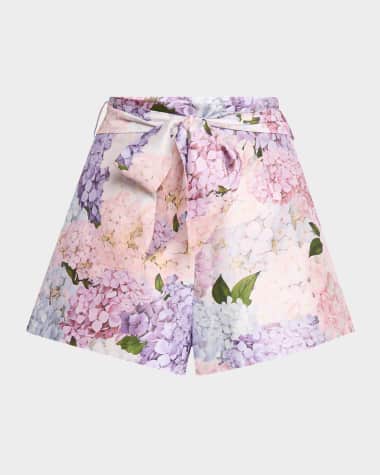 Zimmermann Dawning Silk Shorts