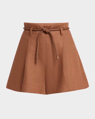 Zimmermann Illuminate Linen Shorts