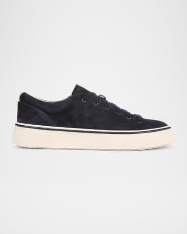 Vince Men's Vallejo Low-Top Suede Sneakers