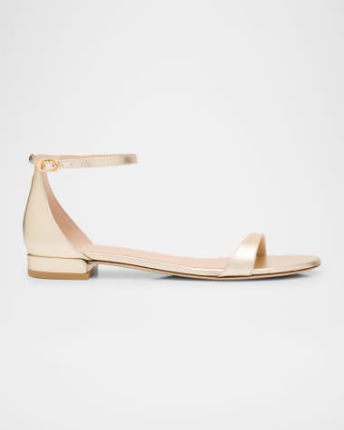 Gold Sandals Stuart Weitzman | Neiman Marcus