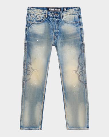 Billionaire Boys Club Men's Rider Western Jeans