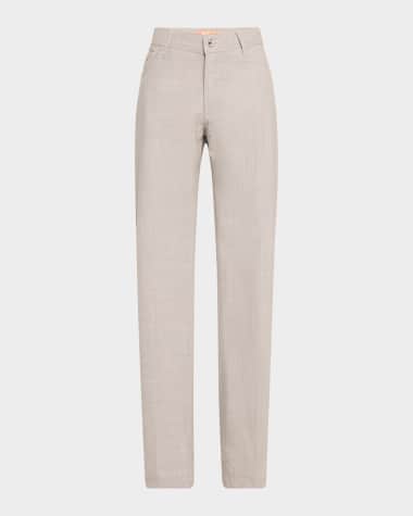 Marco Pescarolo Men's 130s Tropical Wool 5-Pocket Pants