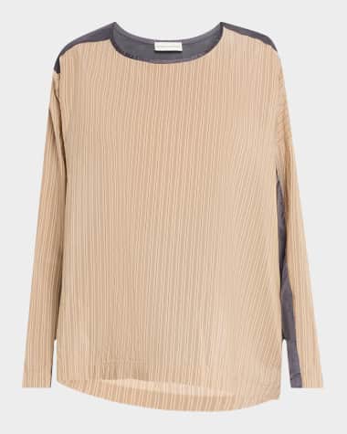 Dries Van Noten Caias Striped Long-Sleeve Shirt