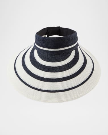 Eugenia Kim Trixie Striped Visor