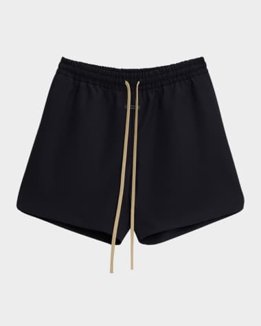 Fear of God Men's Contrast-Drawstring Wool Shorts