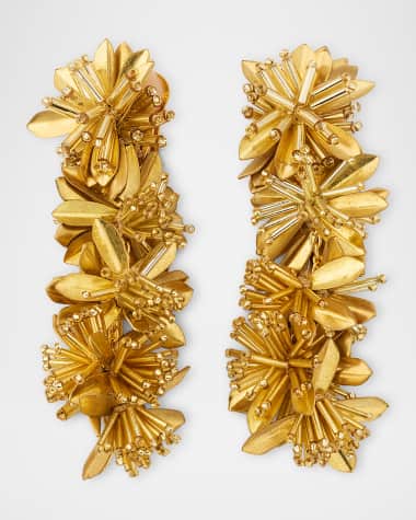 Oscar de la Renta Fireworks Tassel Earrings