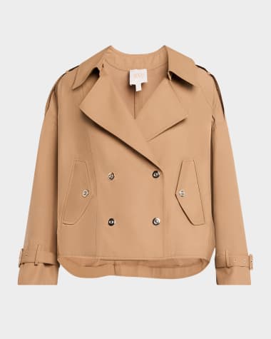 TWP Bogie Short Trench Coat