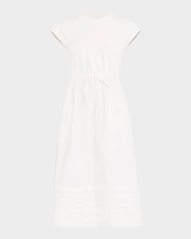 La Ligne T-Shirt Dress with Shirring