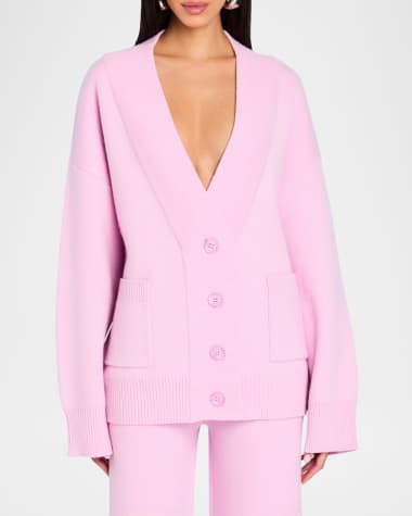 SER.O.YA Carley Plunging V-Neck Cardigan