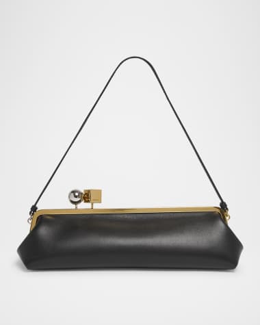 Jacquemus La Pochette Salon Leather Shoulder Bag