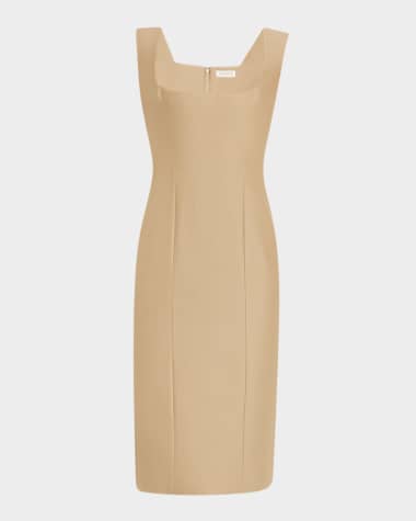 Salon 1884 Ballestra Cotton-Silk Sleeveless Dress