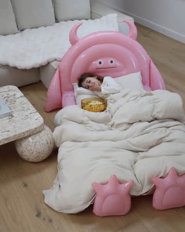 SUNNYLiFE Kid's Monster Inflatable Sleepover Bed