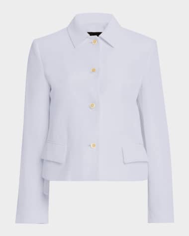 FABIANA FILIPPI Organza-Hem Chasseur Jacket