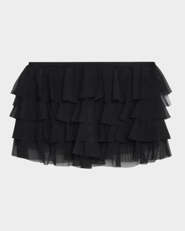 Norma Kamali Ruffle Shorts