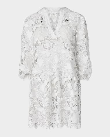 Shoshanna Umbrella Mini Sundress Coverup