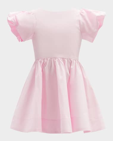 Bardot Junior Girl's Lanai Bow-Back Poplin Dress, Size 4-14