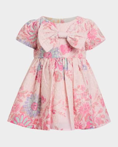Bardot Junior Girl's Alice Floral-Print Bow Dress, Size 6M-3