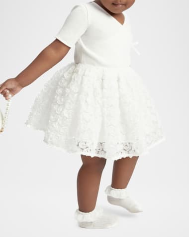 Bardot Junior Girl's Andi Rosette A-Line Dress, Size 6M-3