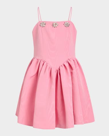 Bardot Junior Girl's Eden Floral Embellished Mini Dress, Size 4-14