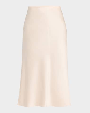Alice + Olivia Maeve Mid-Length Slip Skirt