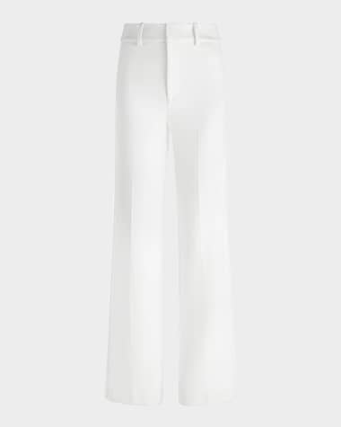 Alice + Olivia Alexander Twill Sateen Trousers