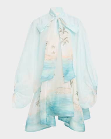 Zimmermann Illuminate Billow Mini Dress
