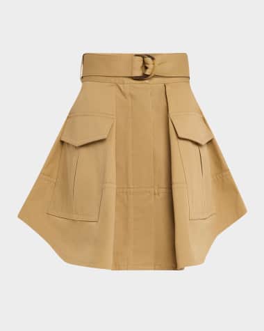 Zimmermann Illuminate Cargo Mini Skirt