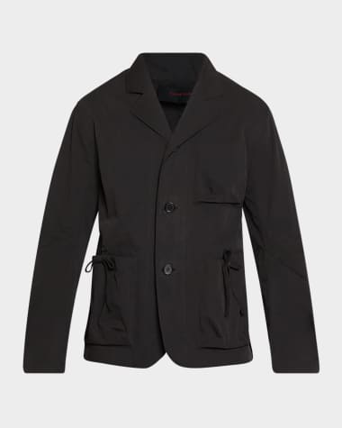 Simone Rocha Men's Bow Detail Workwear Jacket
