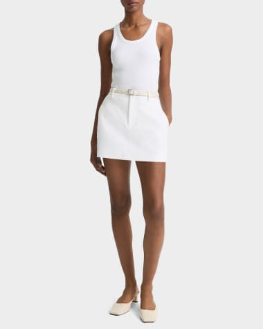V-Neck Hardware One-Piece Swimsuit