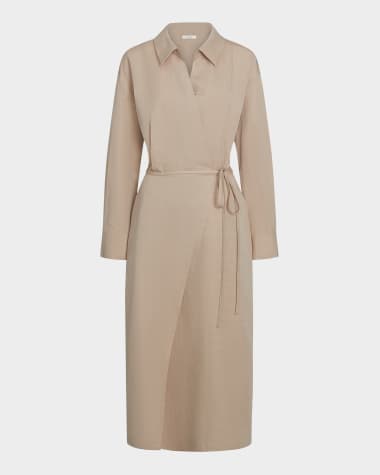 Vince Wrap Shirtdress