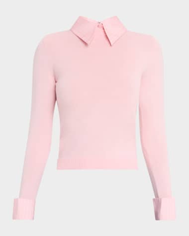 Alice + Olivia Porla Collared Sweater